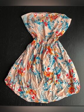 white christmas dresses Plus Size Denim Tube Dress Black / 4X main image 1